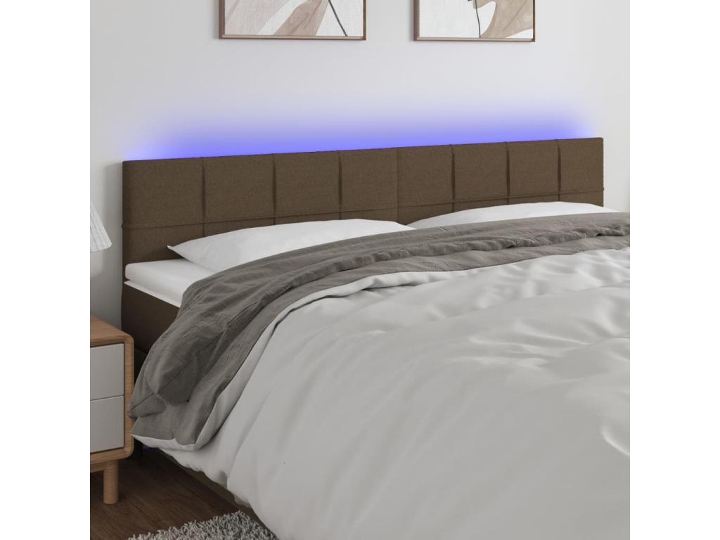 Artanzy LED Headboard 200x5x78/88 cm Fabric 88156SQYV