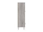 Delimoa high sideboard gray 69.5x31x115 cm engineered wood 05970CSNW