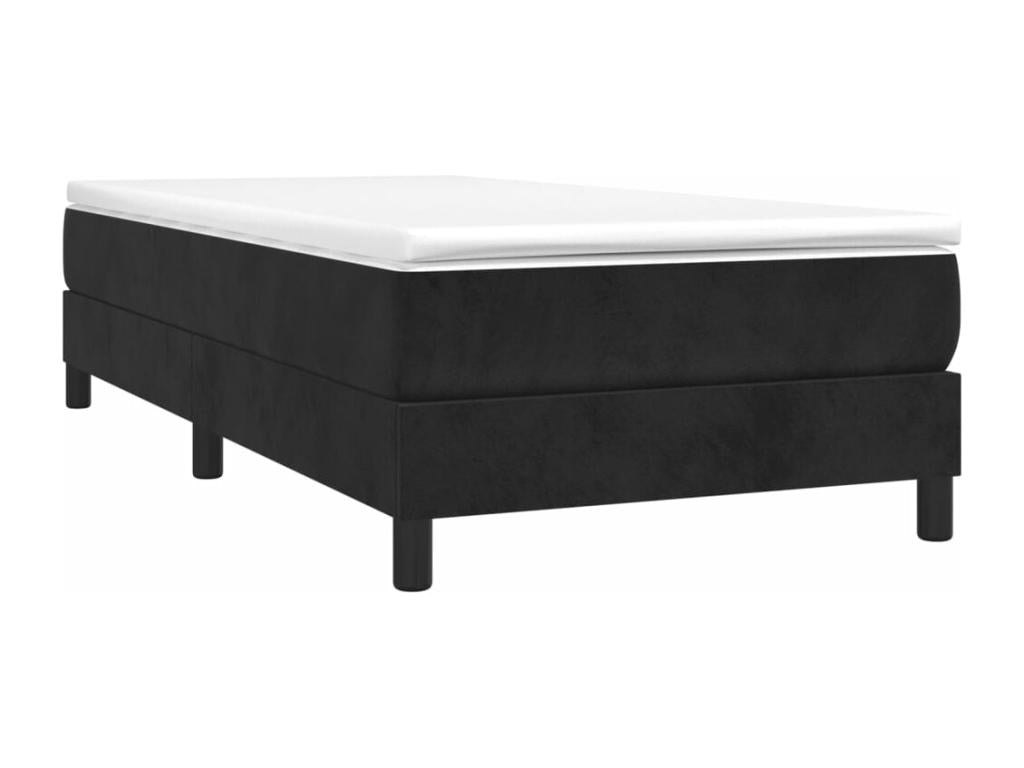 Artanzy Black Velvet Bed Base 80x200 cm 29712JWZE