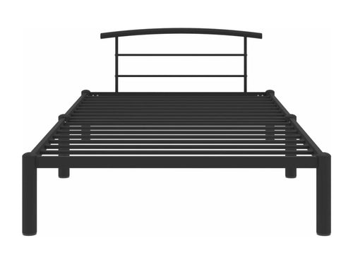 Black Metal Bed Frame 100x200 cm 12203BJNQ