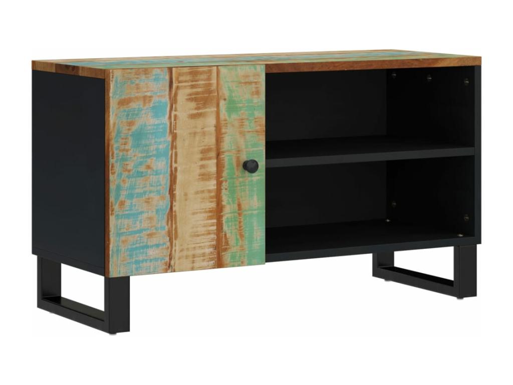 TV stand 80x33x46 cm reclaimed and engineered wood 61354PVIW