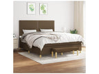 Delimoa bed base with mattress, dark brown, 180x200 cm, 10623VXJX