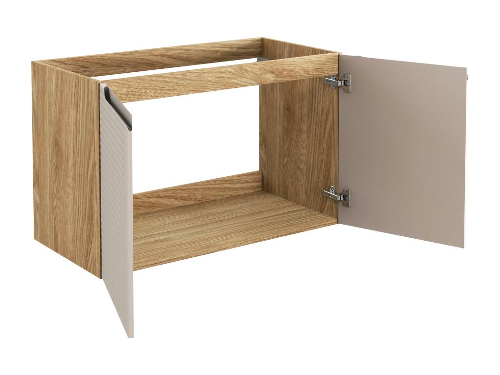 Delimoa CUW90 2D Under-Sink Cabinet 90x46x57 Beige 51602DEWF