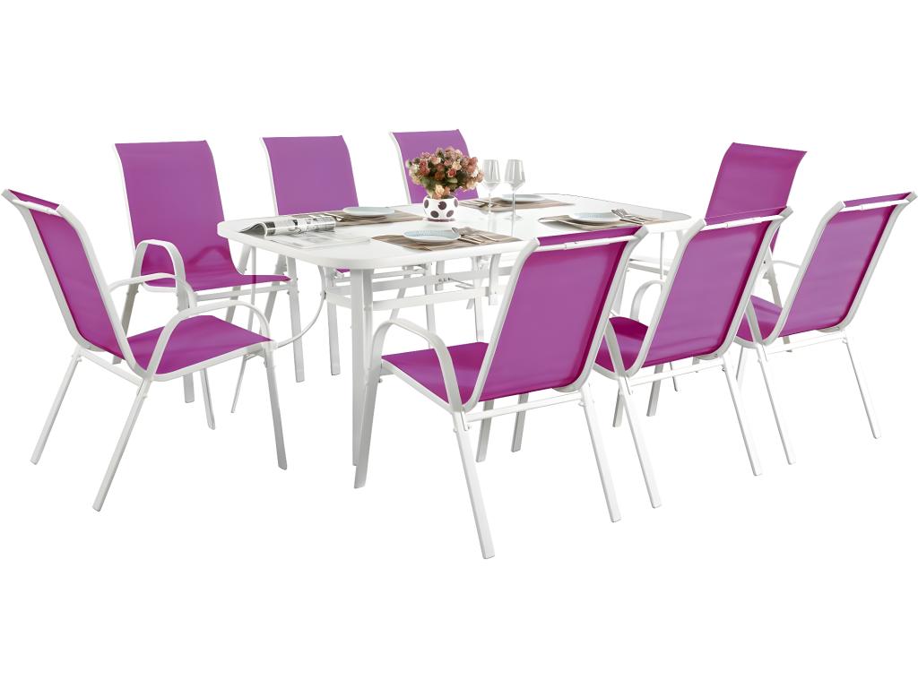 Delimoa XL 180 garden furniture - Delimoa - Fuschia 82492AUVV
