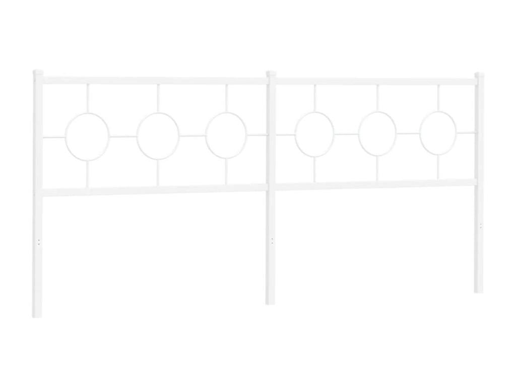White metal headboard 193 cm 10009IYCH