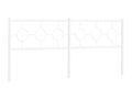 White metal headboard 193 cm 10009IYCH