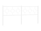 White metal headboard 193 cm 10009IYCH