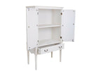 White wooden cabinet 80x42x140h 25032KSVP