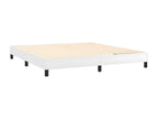 Delimoa bed base with mattress, white, 180x200 cm, faux leather, 10983PHJG