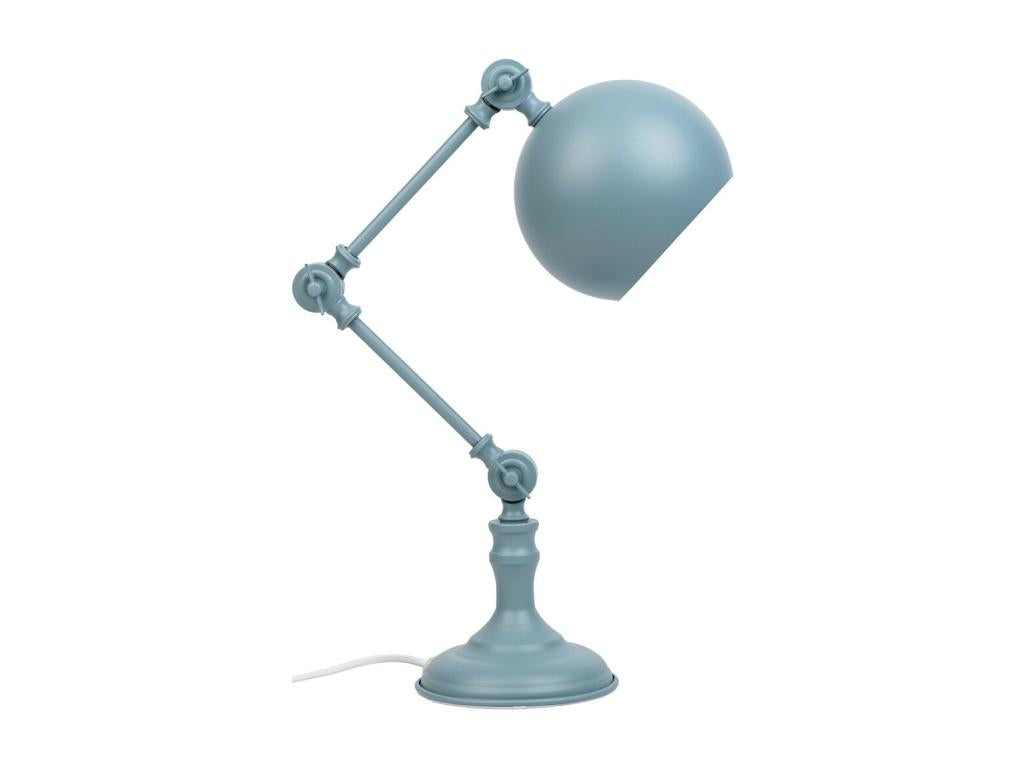 Grey metal desk lamp 26x15x60h 35738AHCR