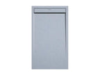 Delimoa SMART shower tray, slate grey finish, with coloured grate - 160x70 cm 19701GBZQ