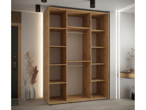 Delimoa 13 Sliding Door Wardrobe 235.2/160/60 3 Doors 59049EYTL