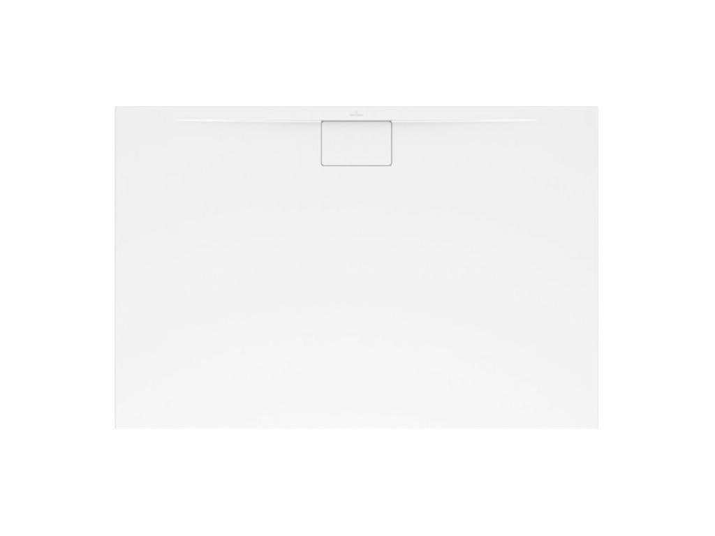 Non-slip tray 170x80x4.8 Delimoa ET BOCH Architectura Metalrim acrylic rectangle white 22645CGYI