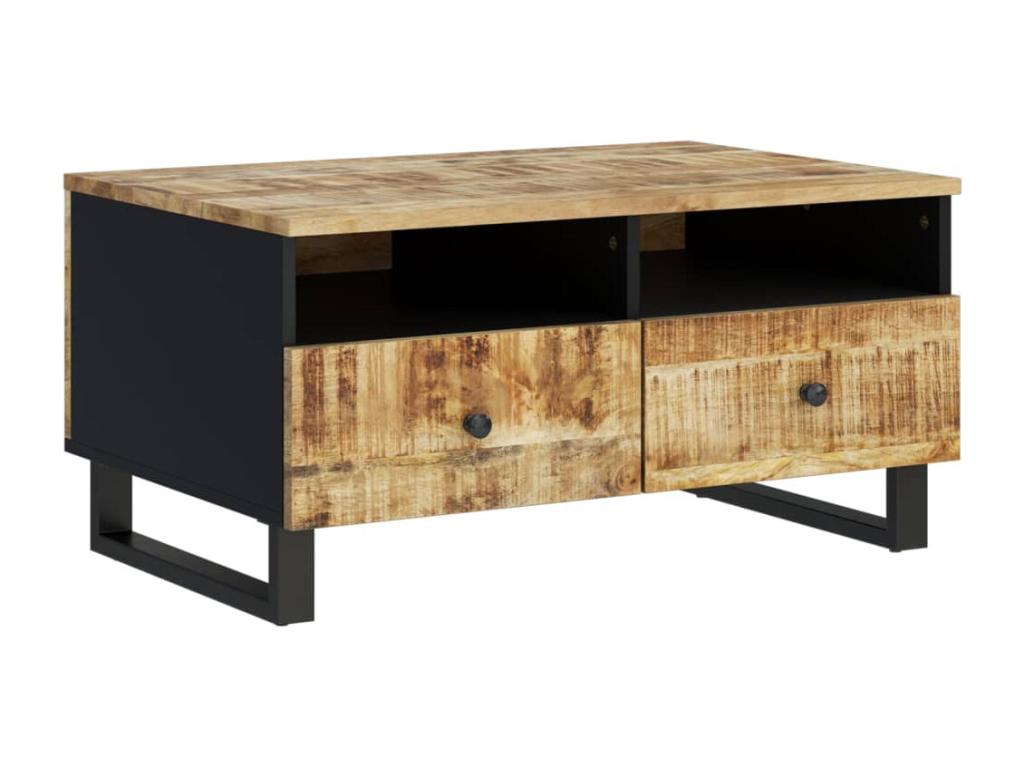 Coffee table 80x54x40 cm Solid and engineered mango wood 03225JPYJ