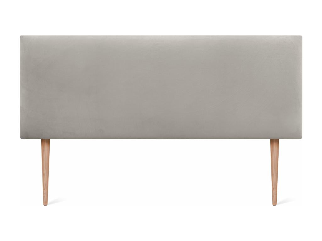 Artanzy Smooth Velvet Headboard 160x105 with Bed Legs 150/160 - Beige 88328BEFP