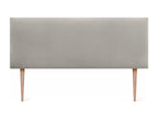 Artanzy Smooth Velvet Headboard 160x105 with Bed Legs 150/160 - Beige 88328BEFP