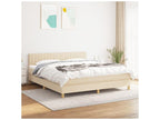 Artanzy bed base with cream mattress 180x200 Fabric 68124FFQN