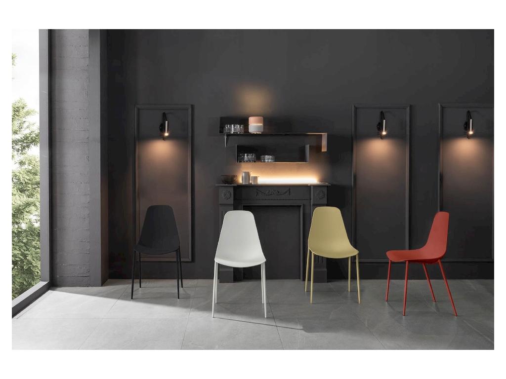 Set of 4 chairs Delimoa 80281SNGR