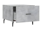 Coffee tables, 2 pcs, concrete grey, 50x50x40 cm, engineered wood, 52481BMOL