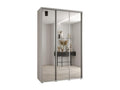 Artanzy 2 Sliding Door Wardrobe 235.2/150/60 3 Doors White/White/Silver 49247WVJU