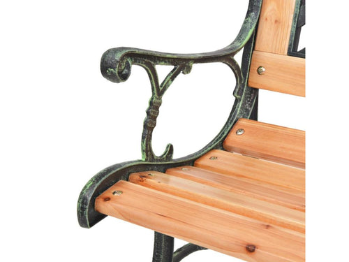 Garden bench 122cm Wood 2 72445YFBB