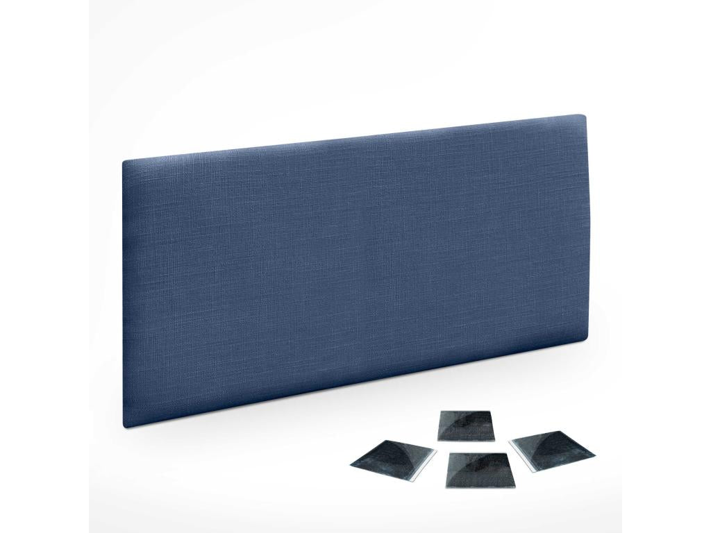 Artanzy Set of 1 Self-adhesive Linen Wall Panel, Sound Absorbing, Shockproof, and Suitable for Headboards, Navy Blue, 50x40cm x1, 07901LFCV