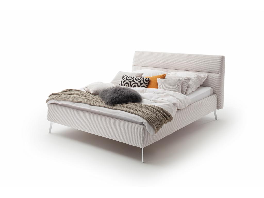 Bed - white corduroy - Delimoa 76013CWEJ