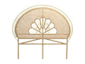 Headboard 140 cm in natural rattan - Delimoa 38648FXAW