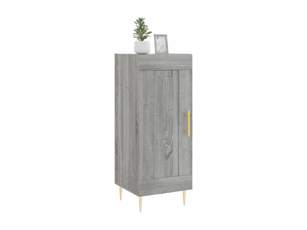 Artanzy Grey Buffet 34.5x34x90 cm Engineered Wood 83523VNHP