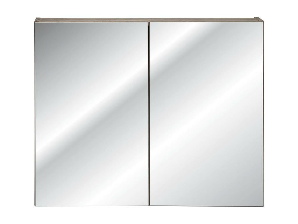Delimoa FE MC80 2D Bathroom Cabinets 80x17x65 Natural Light 81264FVEB