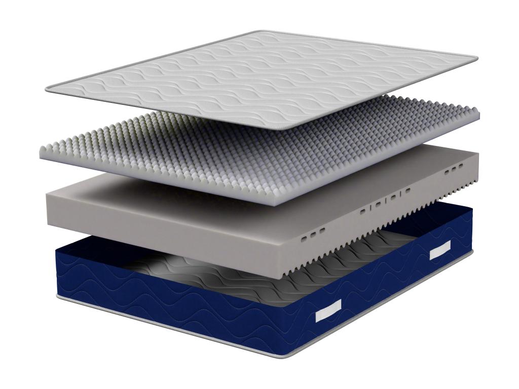 Delimoa Foam mattress with differentiated zones 90x200x25 20383MWPF