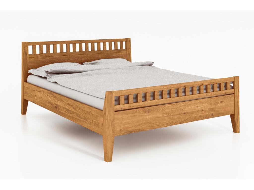 Artanzy 6 - 200x200 cm bed in natural oiled wild oak 64301PPXI
