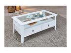 Delimoa coffee table with 2 drawers, white. 92740CTBV