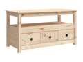Coffee table 102x49x55 cm Solid pine wood 86415ZZAO