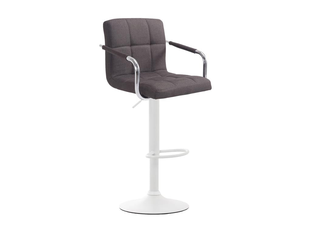 Bar stool - Fabric / Metal - Dark Grey - Artanzy V2 89480BLRE