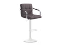 Bar stool - Fabric / Metal - Dark Grey - Artanzy V2 89480BLRE