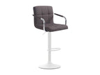 Bar stool - Fabric / Metal - Dark Grey - Artanzy V2 89480BLRE