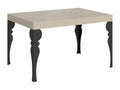 Paxon extendable table 90x140/244 cm, cashmere finish, anthracite legs, 97849ZSUM