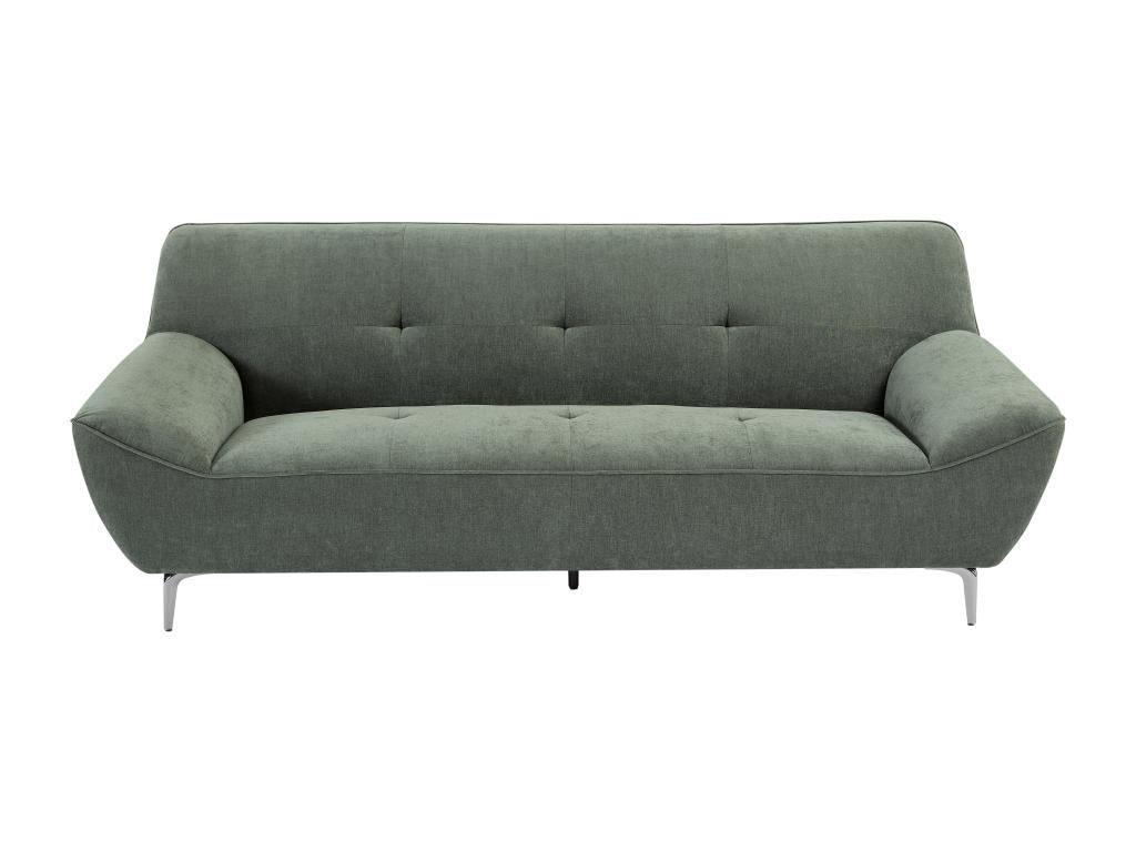 Delimoa 56426KSUA 3-seater sofa in green fabric