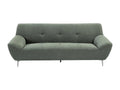 Delimoa 56426KSUA 3-seater sofa in green fabric