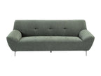 Delimoa 56426KSUA 3-seater sofa in green fabric