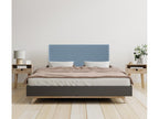 Delimoa Smooth Natural Linen Headboard 95x105cm with Legs for 90cm Beds - Blue 82769VPKS