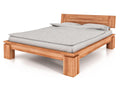 Delimoa - Bed frame with wooden headboard 120x200 in natural oiled beech heartwood 03282JCGR