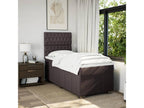 Delimoa bed base with mattress, dark brown, 80x200 cm, 45467NFBI