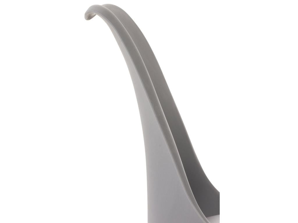 Dining chair - Plastic/Wood - Grey - Artanzy 52573XGCX