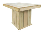 4-Piece Outdoor Dining Set, Impregnated Pine, 33343CDNK