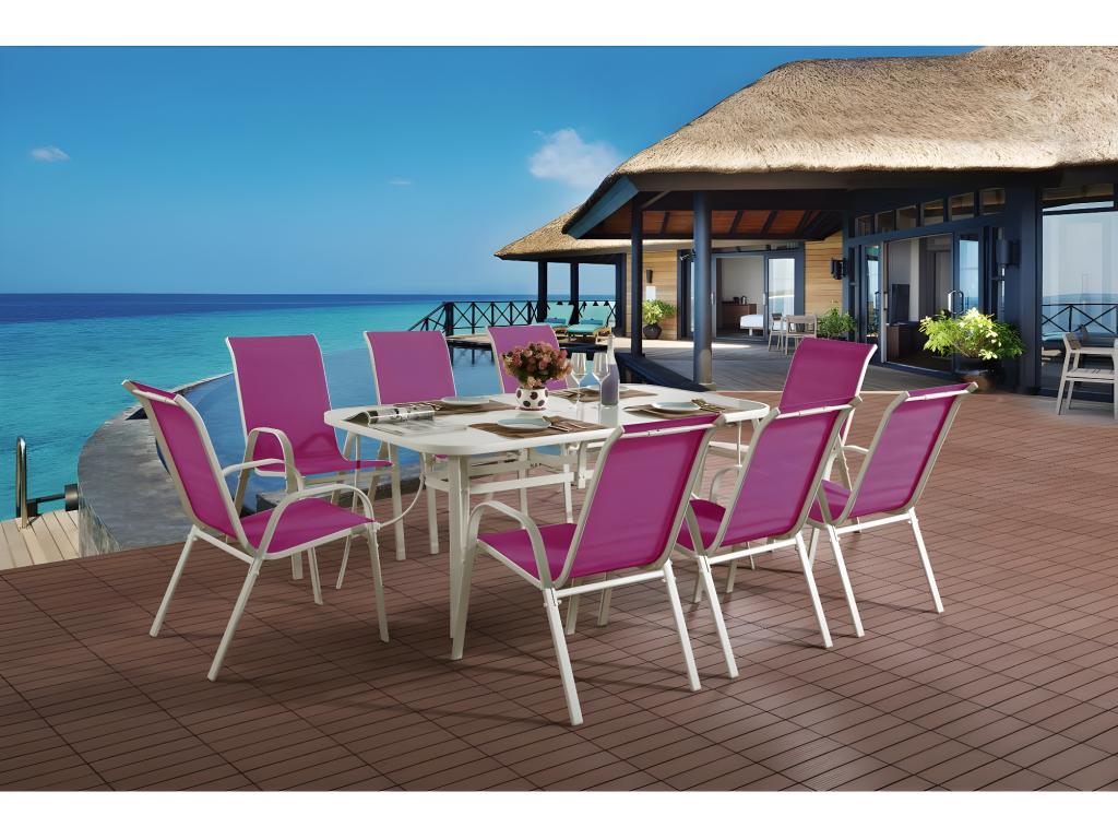Delimoa XL 180 garden furniture - Delimoa - Fuschia 82492AUVV