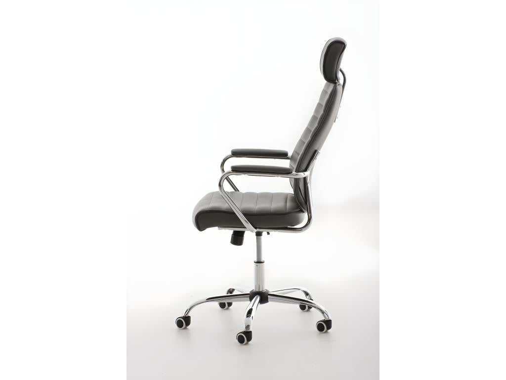 Grey office chair 59x57x128 cm bur10006 59174DSOR