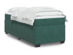 Delimoa bed base with mattress, dark green, 90x200 cm, 40635DUCC
