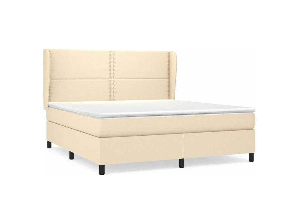 Delimoa bed base with mattress, Cream 180x200 Fabric 99847JXLU